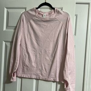 NWOT 90 Degree by Reflex Pink Long Sleeve Stretchy Athletic Top